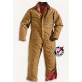 Duck Long Sleeve Coveralls w/ Nylon Quilt Lining & Corduroy Collar